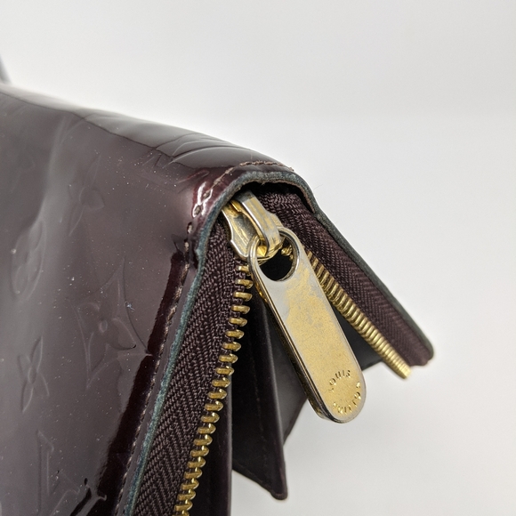 Louis Vuitton Monogram Vernis amaranth wallet zip - Picture 13 of 15